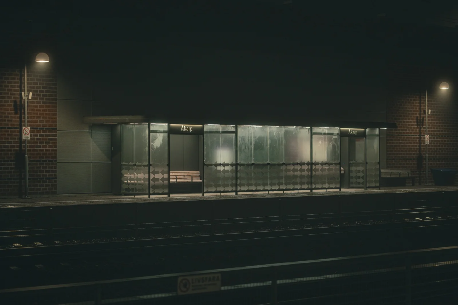 Åkarp station early morning